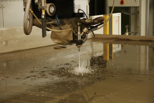 Water jet cutting